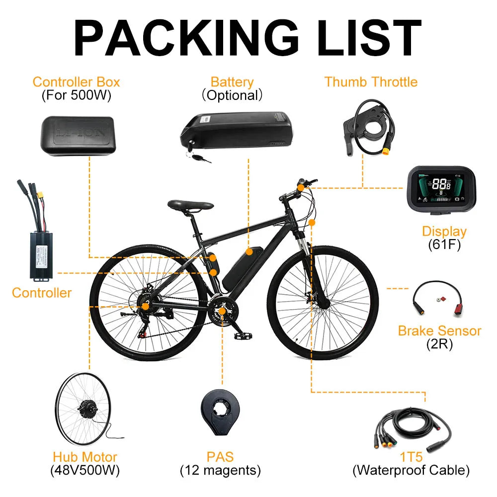 E-Bikes Global 1000w Hub Motor Conversion kit