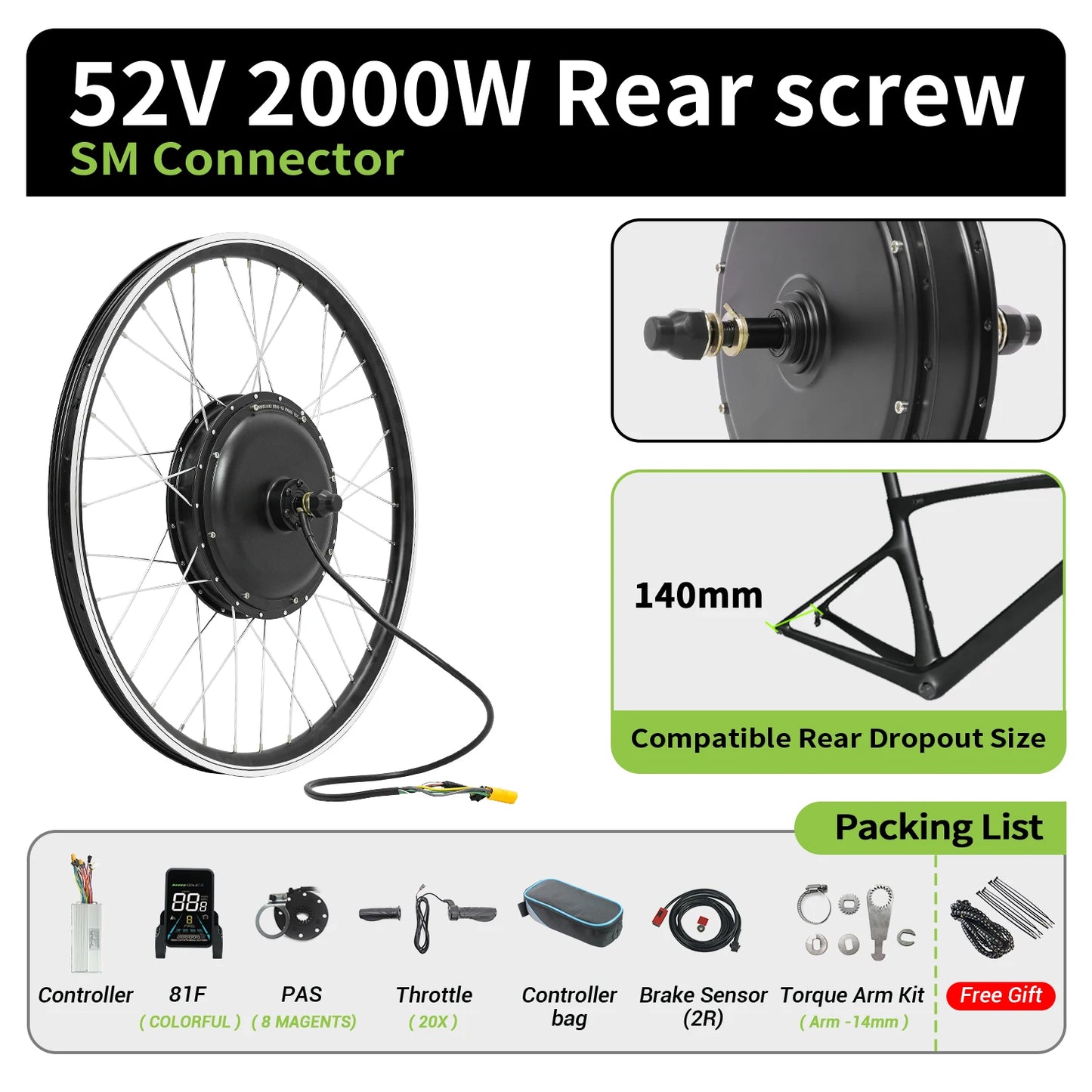 E-Bikes Global Hub Motors (1000w,1500w,2000w,3000w)