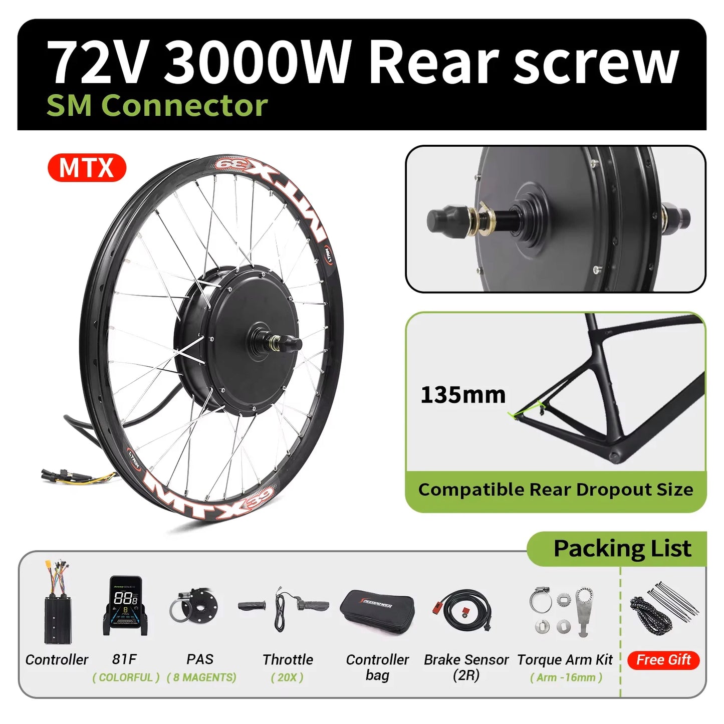 E-Bikes Global Hub Motors (1000w,1500w,2000w,3000w)